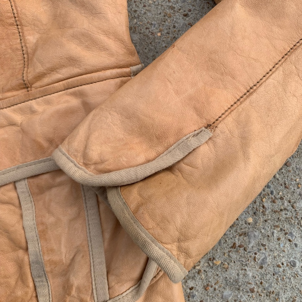 GAP Leather Women's Jacket Medium - image 6